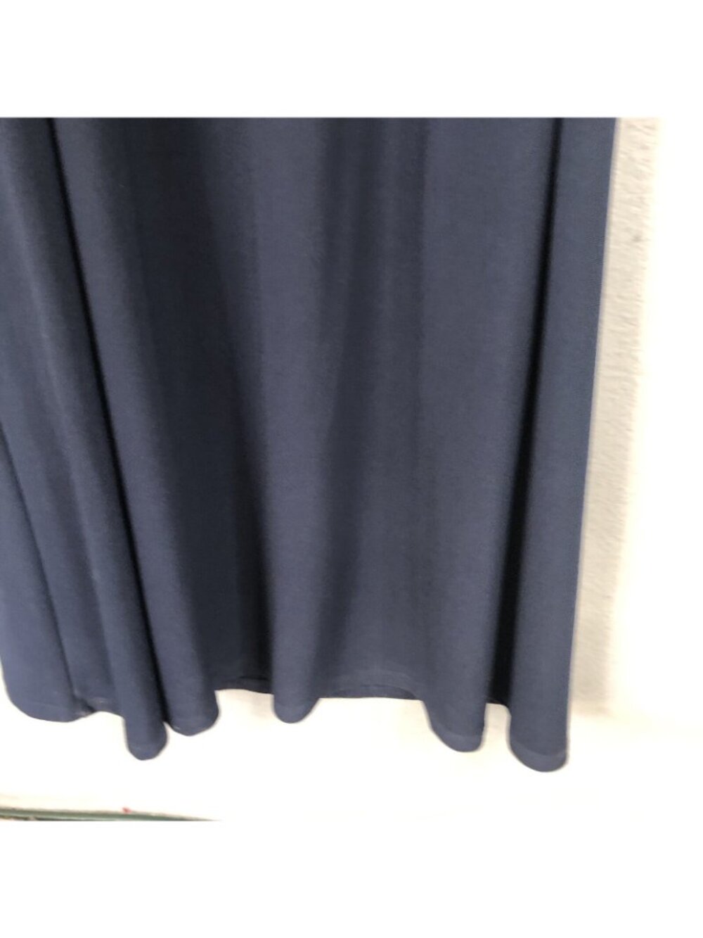 statement Dress Womens 10 Navy Blue Fitted Sequin Sleeves Formal - Picture 10 of 16